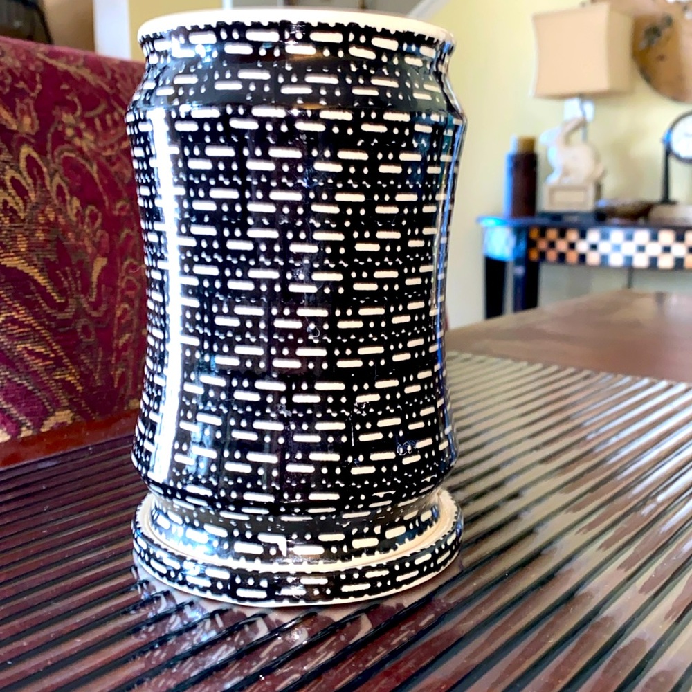 Authentic Polish Pottery Drainage Vase. 6X3.5